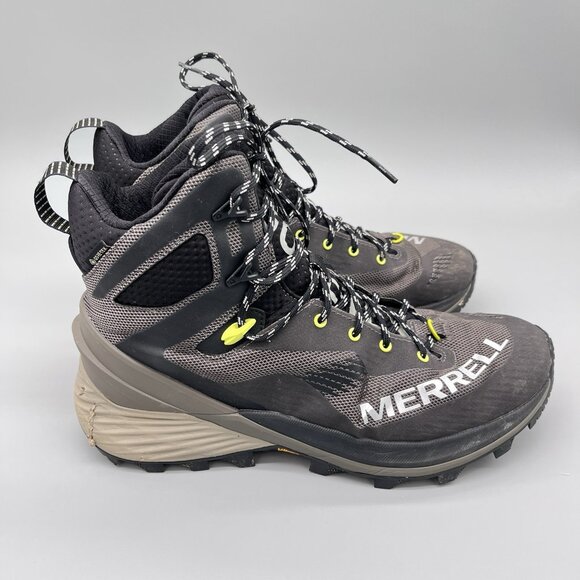 Merrell Rogue Hiker Mid GTX Gray Hiking Boots J037159 Float Pro Men's Size 12 - Picture 3 of 11